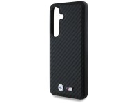 Capa MagSafe em couro e fibra de carbono da BMW para Samsung Galaxy S25 - Preta Capa MagSafe em couro e fibra de carbono da BMW para Samsung Galaxy S25 - Preta