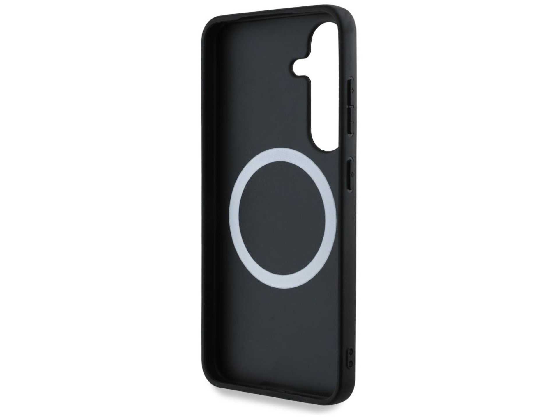 Capa MagSafe BMW Leather Oversized Stripes para Samsung Galaxy S25 - preta