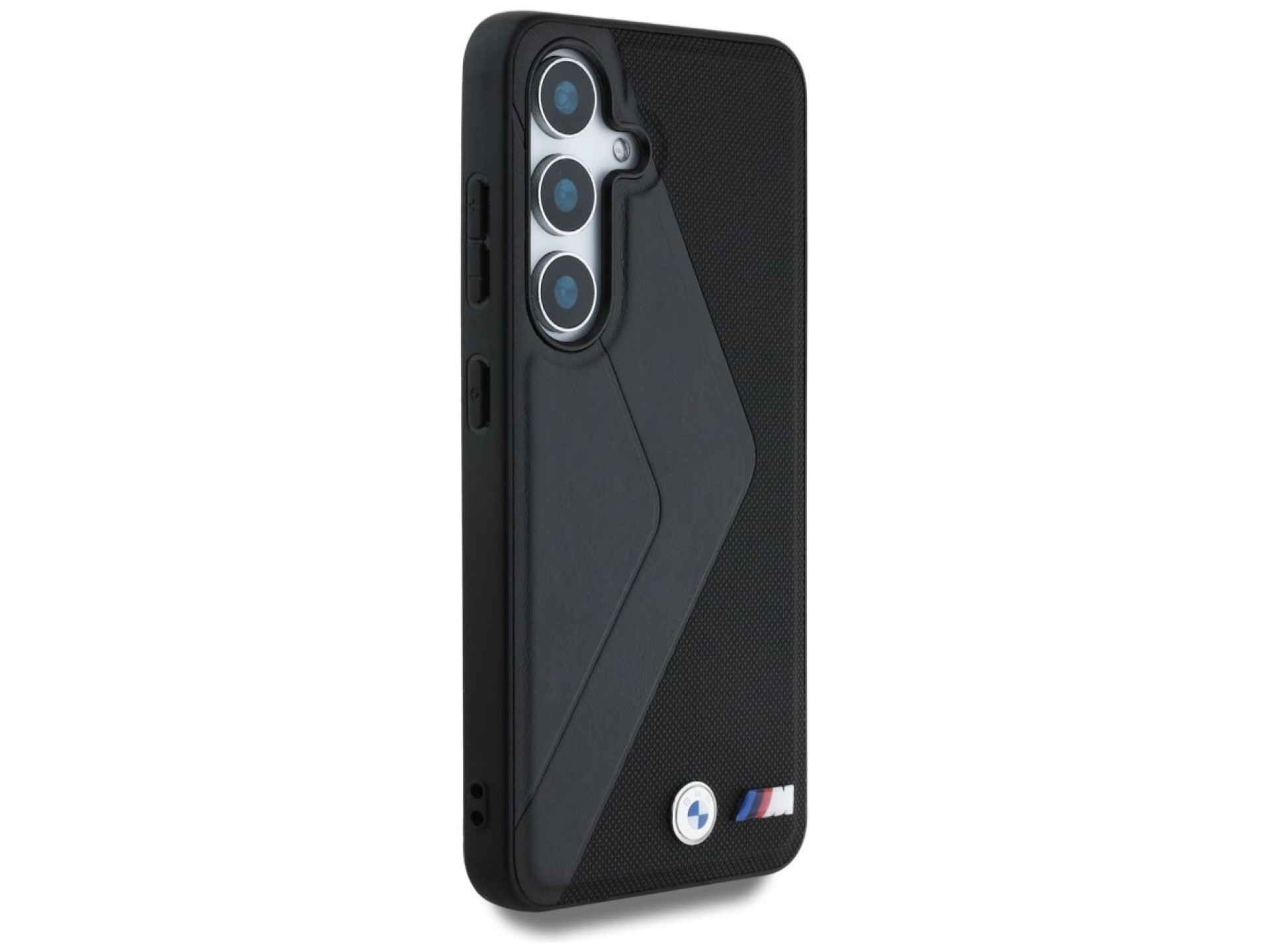 Capa MagSafe BMW Leather Oversized Stripes para Samsung Galaxy S25 - preta