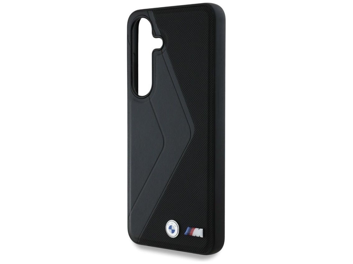 Capa MagSafe BMW Leather Oversized Stripes para Samsung Galaxy S25 - preta