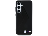 Capa MagSafe BMW Leather Oversized Stripes para Samsung Galaxy S25 - preta Capa MagSafe BMW Leather Oversized Stripes para Samsung Galaxy S25 - preta