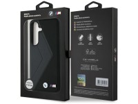 Capa MagSafe BMW Leather Oversized Stripes para Samsung Galaxy S25 - preta Capa MagSafe BMW Leather Oversized Stripes para Samsung Galaxy S25 - preta