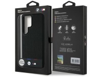 Funda BMW de cuero con franja tricolor MagSafena para Samsung Galaxy S25 Ultra - Negra Funda BMW de cuero con franja tricolor MagSafena para Samsung Galaxy S25 Ultra - Negra