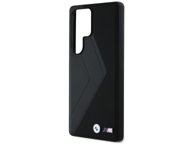 BMW Leather Oversized Stripes MagSafe case for Samsung Galaxy S25 Ultra - black BMW Leather Oversized Stripes MagSafe case for Samsung Galaxy S25 Ultra - black