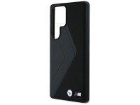 Funda BMW de cuero con rayas extragrandes y MagSafe para Samsung Galaxy S25 Ultra - negra Funda BMW de cuero con rayas extragrandes y MagSafe para Samsung Galaxy S25 Ultra - negra