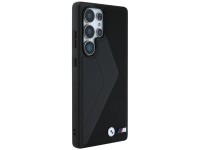 Funda BMW de cuero con rayas extragrandes y MagSafe para Samsung Galaxy S25 Ultra - negra Funda BMW de cuero con rayas extragrandes y MagSafe para Samsung Galaxy S25 Ultra - negra
