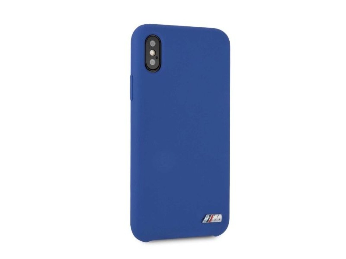 Funda de silicona BMW M Collection para iPhone X/Xs - Azul