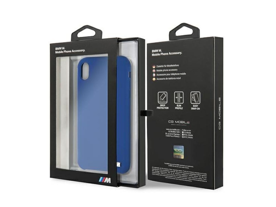 BMW Silicone M Collection iPhone Xr Case - Blue