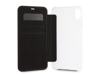 Capa para iPhone XS Max com estampa BMW Carbon Tricolor Stripe - Preta