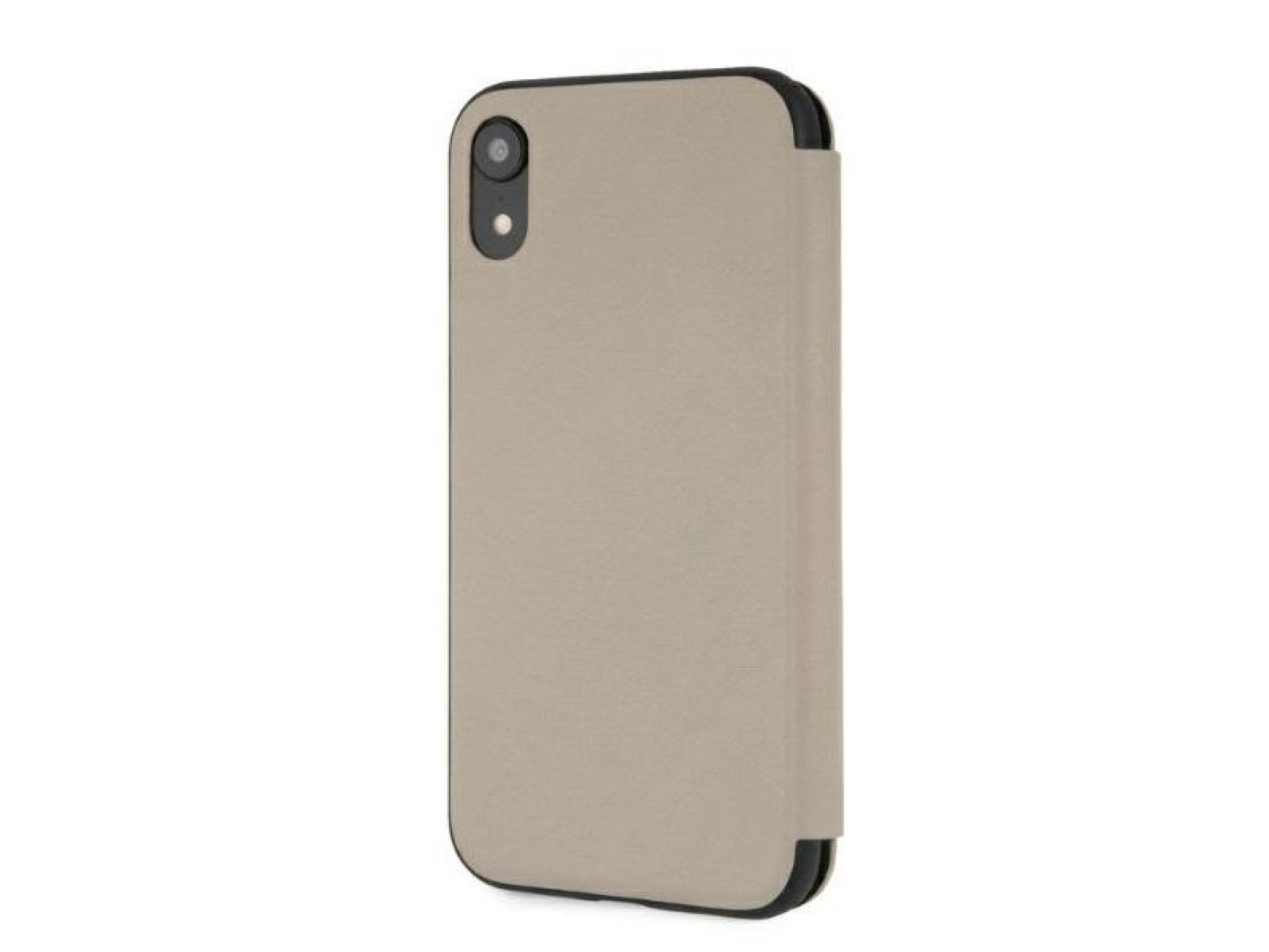 Capa para iPhone XR com logotipo da BMW impresso - Bege