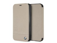 Capa para iPhone XR com logotipo da BMW impresso - Bege Capa para iPhone XR com logotipo da BMW impresso - Bege