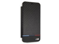 Capa para iPhone XS Max com estampa BMW Carbon Tricolor Stripe - Preta
