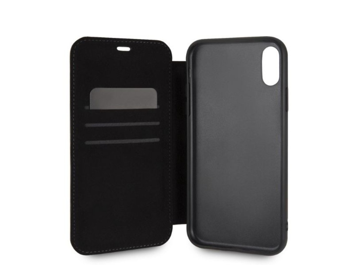 Capa para iPhone XR com logotipo da BMW impresso - Bege