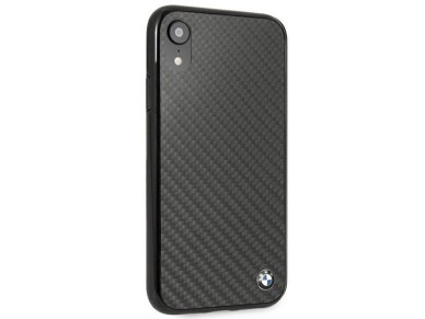 Capa BMW Signature Carbon para iPhone XR - Preta