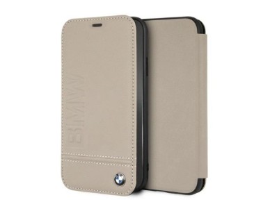 BMW Logo Imprint iPhone Xr Case - Beige BMW Logo Imprint iPhone Xr Case - Beige