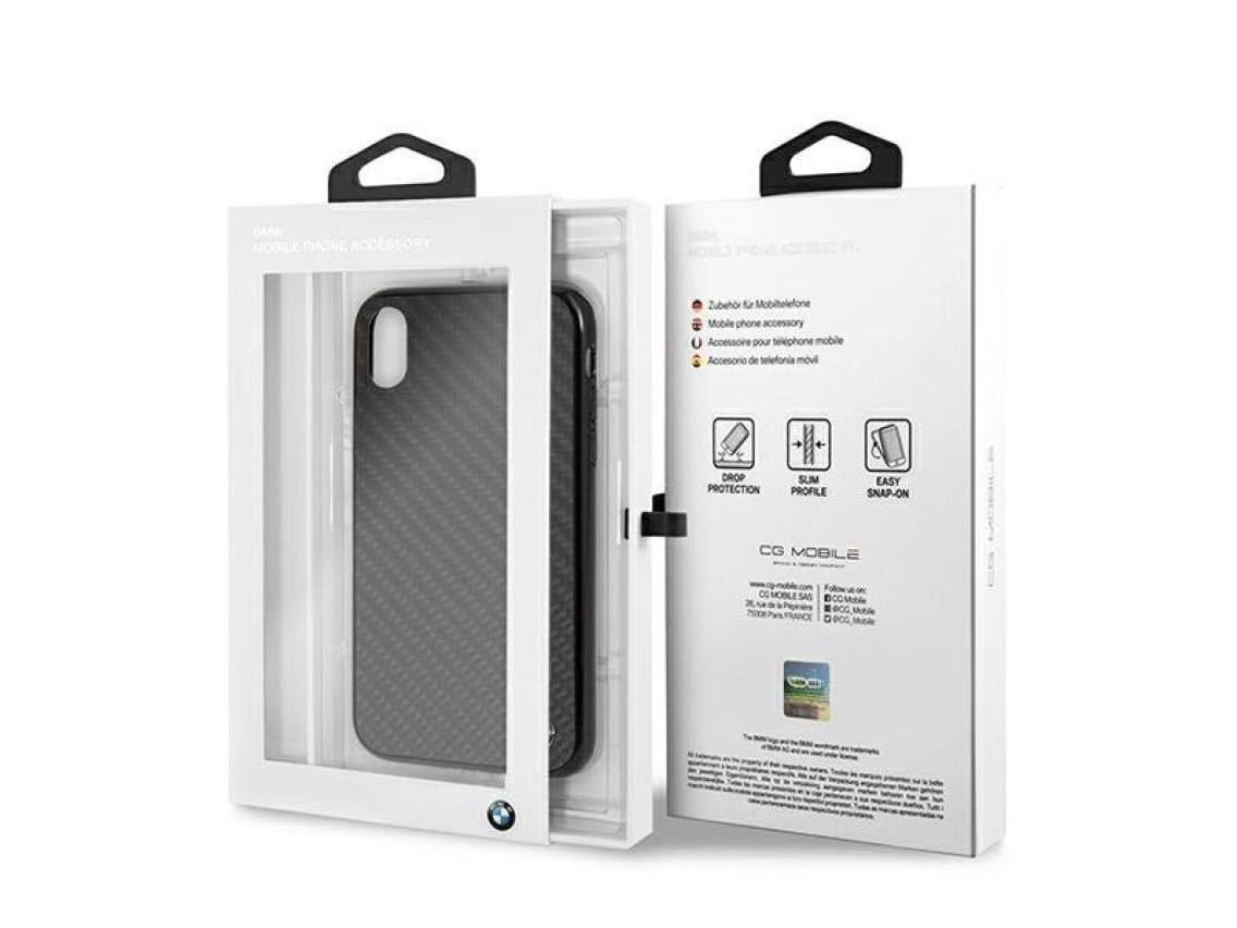 BMW Siganture Carbon iPhone Xr Case - Black