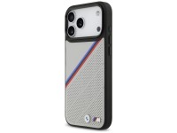 BMW M Tricolor Metal Logo MagSafe Case for iPhone 17 Pro Max - Gray BMW M Tricolor Metal Logo MagSafe Case for iPhone 17 Pro Max - Gray