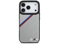 Capa MagSafe BMW M Tricolor Metal Logo para iPhone 17 Pro - Cinza Capa MagSafe BMW M Tricolor Metal Logo para iPhone 17 Pro - Cinza
