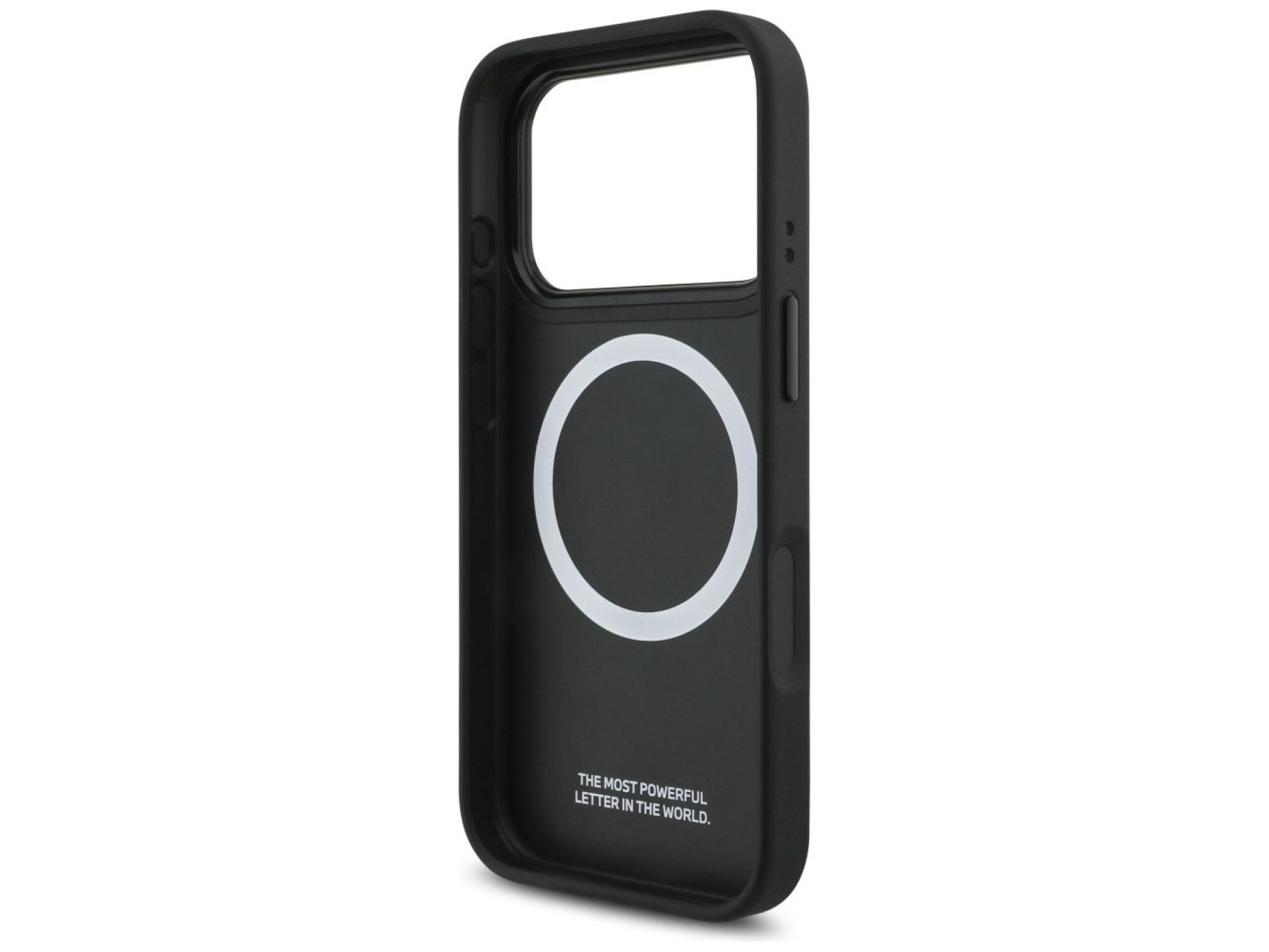 Capa MagSafe BMW M Tricolor Metal Logo para iPhone 17 Pro - Cinza