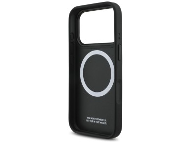 BMW M Tricolor Metal Logo MagSafe Case for iPhone 17 Pro - Black BMW M Tricolor Metal Logo MagSafe Case for iPhone 17 Pro - Black