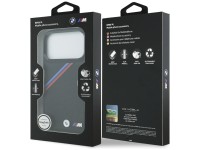 Funda MagSafe BMW M Tricolor Metal Logo para iPhone 17 Pro - Negra Funda MagSafe BMW M Tricolor Metal Logo para iPhone 17 Pro - Negra