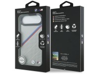 Funda BMW M Tricolor Metal Logo MagSafe para iPhone 17 Air - Gris Funda BMW M Tricolor Metal Logo MagSafe para iPhone 17 Air - Gris