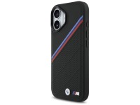 Capa MagSafe BMW M Tricolor Metal Logo para iPhone 17 - Preta