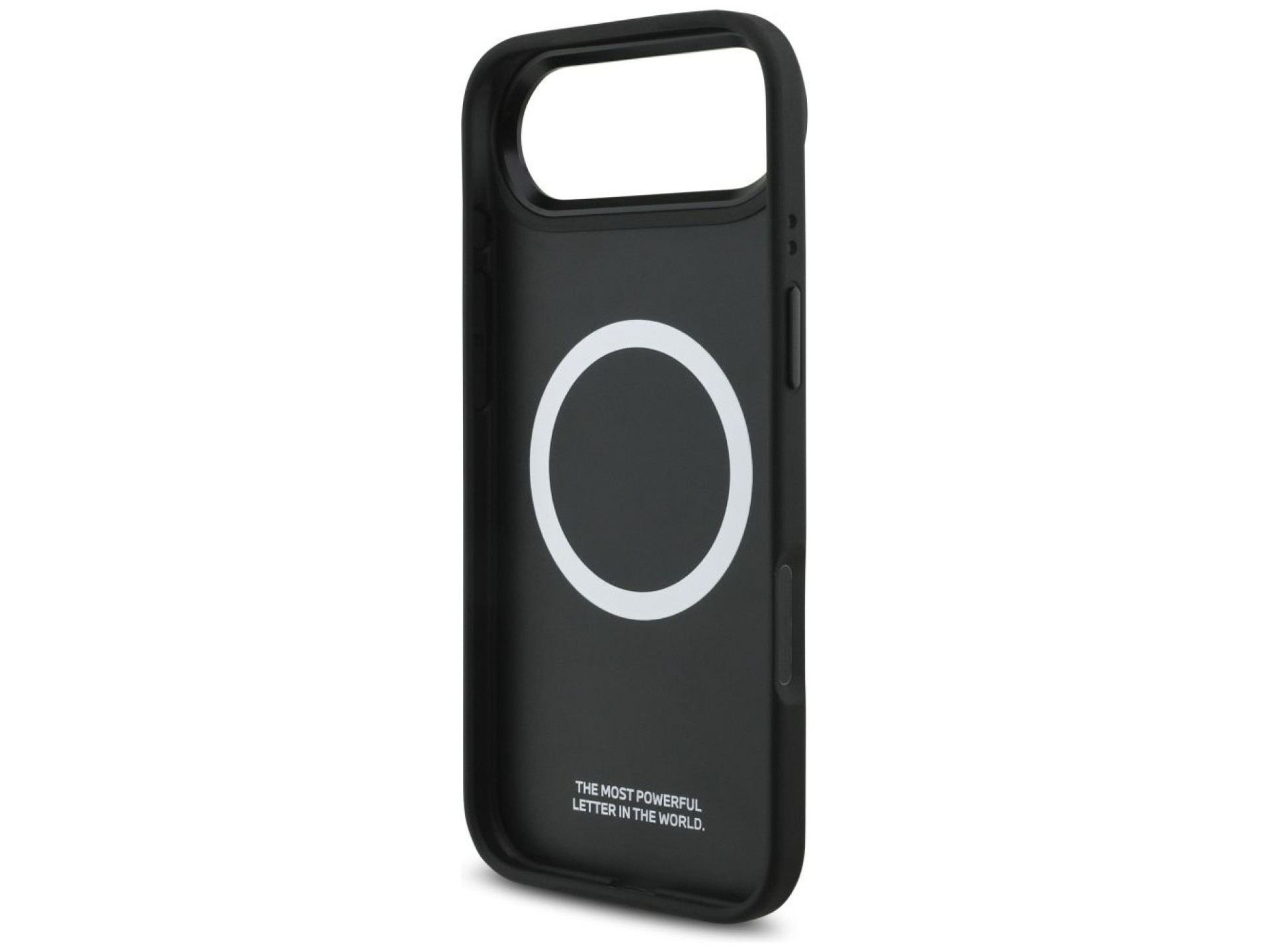 Funda MagSafe BMW M Tricolor Metal Logo para iPhone 17 Air - Negra