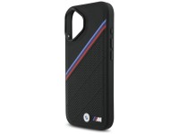Capa MagSafe BMW M Tricolor Metal Logo para iPhone 17 - Preta
