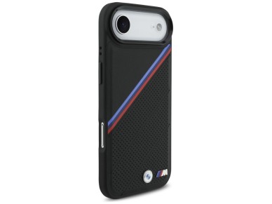BMW M Tricolor Metal Logo MagSafe Case for iPhone 17 Air - Black BMW M Tricolor Metal Logo MagSafe Case for iPhone 17 Air - Black
