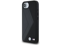 Capa MagSafe BMW Oversized Stripes para iPhone 16e - preta Capa MagSafe BMW Oversized Stripes para iPhone 16e - preta