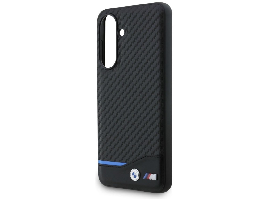 Funda BMW M de carbono para Samsung Galaxy A56 - Negra