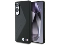 Funda BMW de cuero con rayas extragrandes y MagSafe para Samsung Galaxy S25 Edge - negra Funda BMW de cuero con rayas extragrandes y MagSafe para Samsung Galaxy S25 Edge - negra