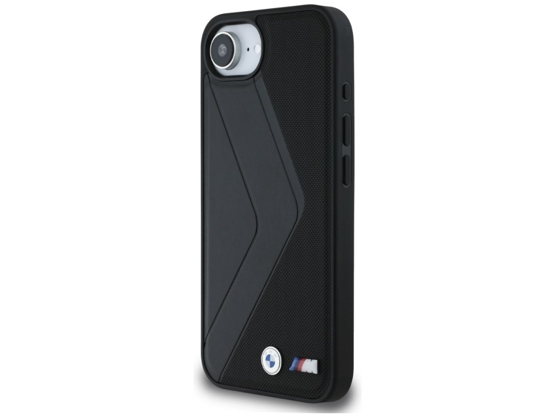 Capa MagSafe BMW Oversized Stripes para iPhone 16e - preta