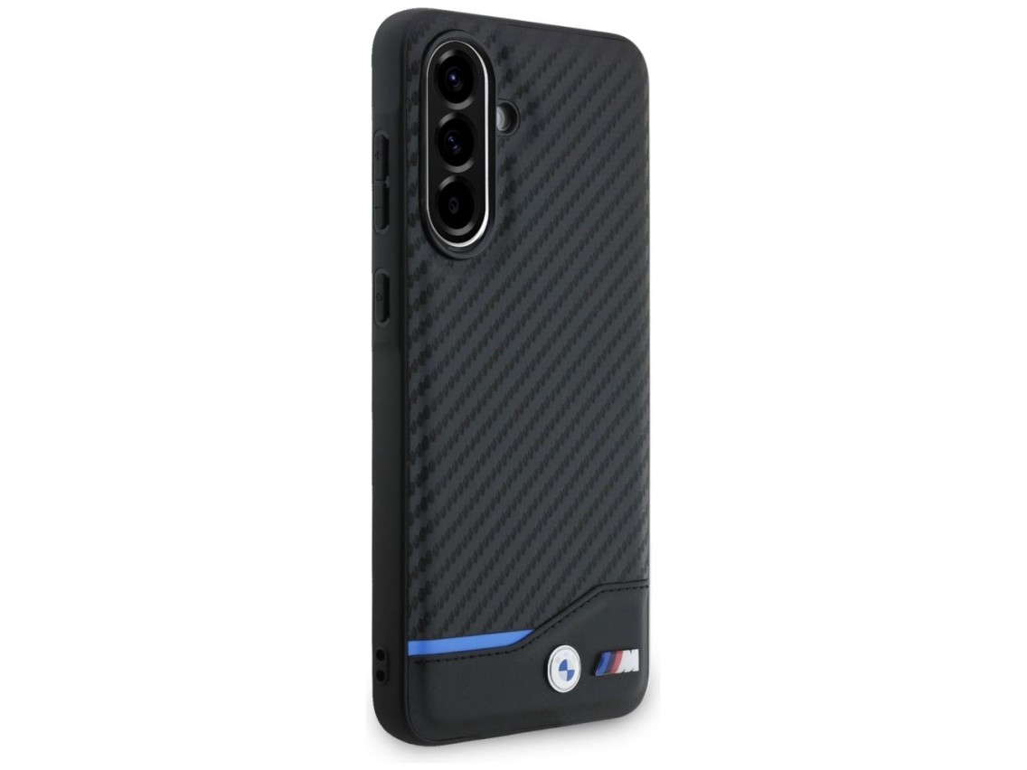 Funda BMW M de carbono para Samsung Galaxy A56 - Negra