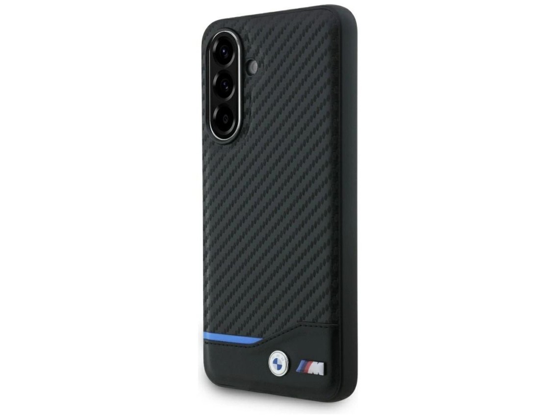 Funda BMW M de carbono para Samsung Galaxy A56 - Negra