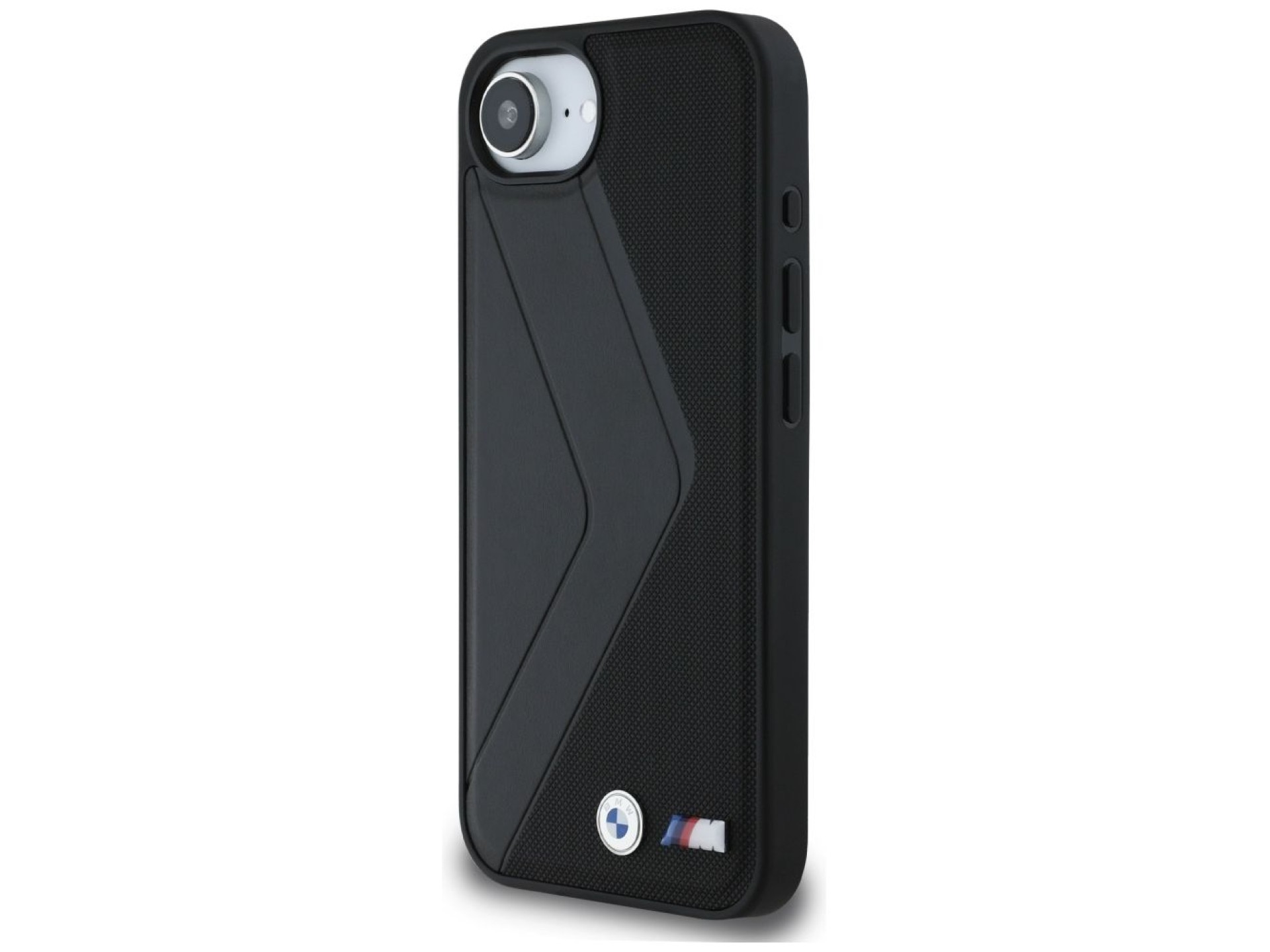 Capa MagSafe BMW Oversized Stripes para iPhone 16e - preta