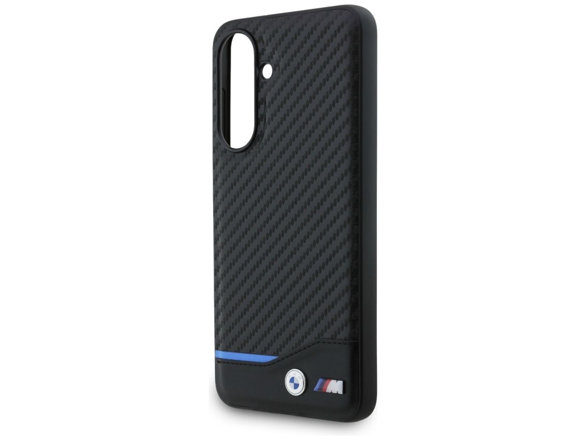 Funda BMW M de carbono para Samsung Galaxy A56 - Negra