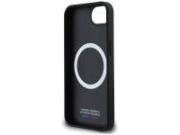 Capa MagSafe BMW Oversized Stripes para iPhone 16e - preta Capa MagSafe BMW Oversized Stripes para iPhone 16e - preta