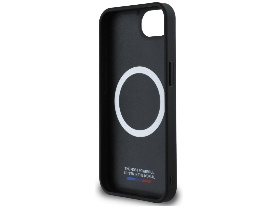 Capa MagSafe BMW Oversized Stripes para iPhone 16e - preta