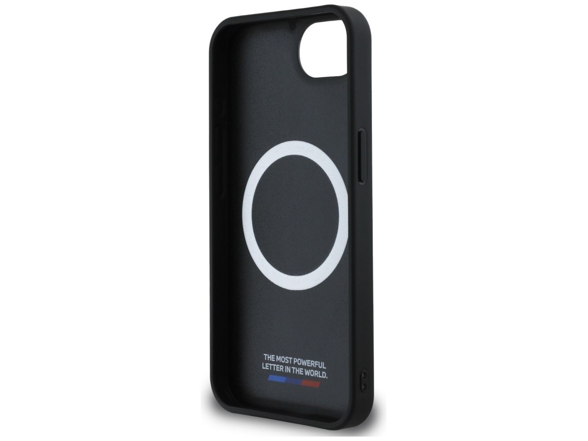 Capa MagSafe BMW Oversized Stripes para iPhone 16e - preta