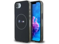 BMW IML Metal White Circle MagSafe iPhone 16e Case - Black BMW IML Metal White Circle MagSafe iPhone 16e Case - Black
