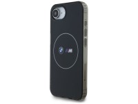 BMW IML Metal White Circle MagSafe iPhone 16e Case - Black BMW IML Metal White Circle MagSafe iPhone 16e Case - Black
