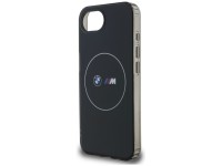 BMW IML Metal White Circle MagSafe iPhone 16e Case - Black BMW IML Metal White Circle MagSafe iPhone 16e Case - Black