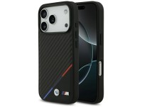Capa MagSafe BMW M Carbon Tricolor Line para iPhone 17 Pro - Preta Capa MagSafe BMW M Carbon Tricolor Line para iPhone 17 Pro - Preta