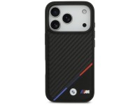 Capa MagSafe BMW M Carbon Tricolor Line para iPhone 17 Pro - Preta Capa MagSafe BMW M Carbon Tricolor Line para iPhone 17 Pro - Preta