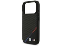 Capa MagSafe BMW M Carbon Tricolor Line para iPhone 17 Pro - Preta Capa MagSafe BMW M Carbon Tricolor Line para iPhone 17 Pro - Preta