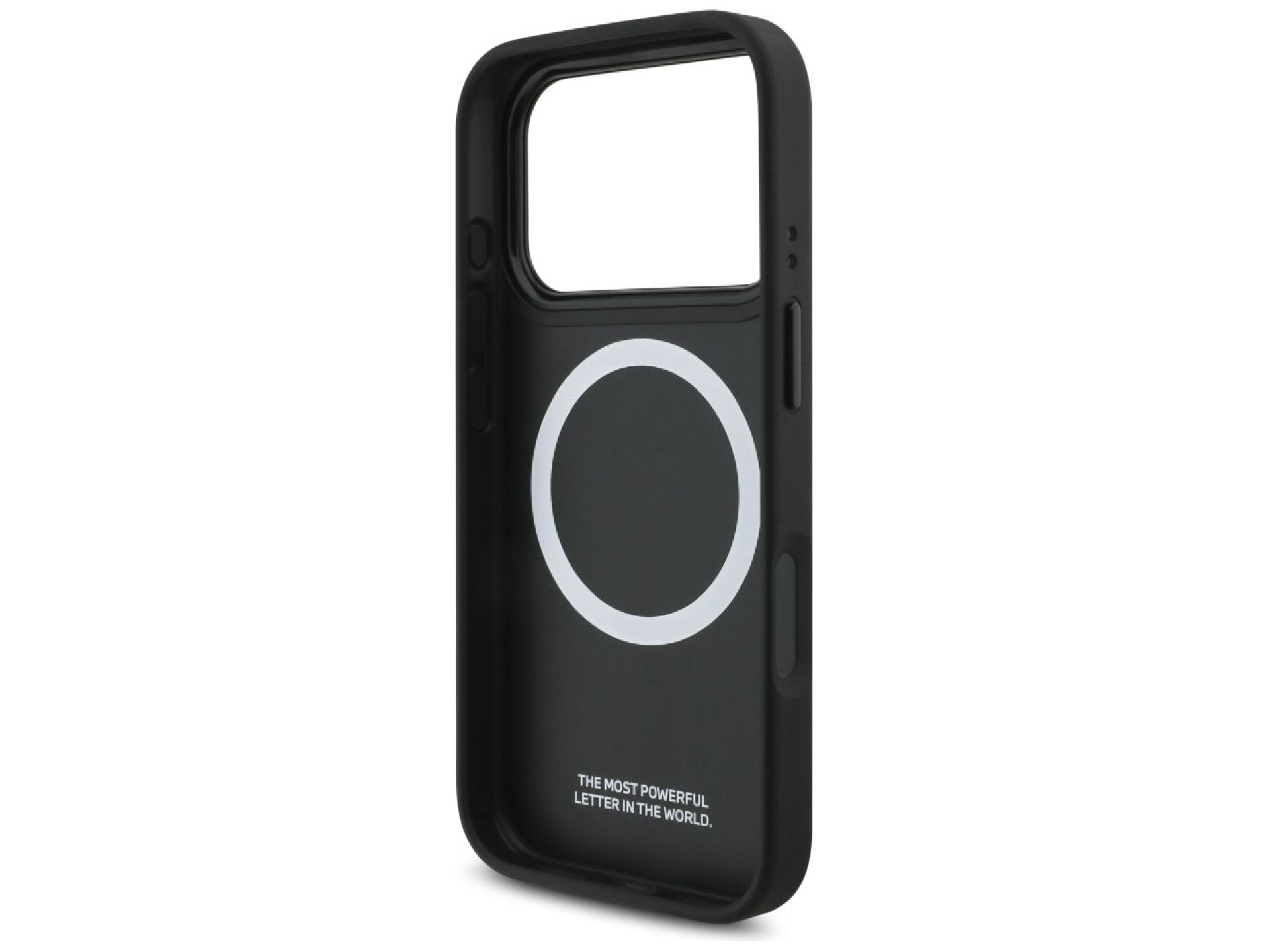 Capa MagSafe BMW M Carbon Line com logotipo para iPhone 17 Pro - Vermelha