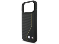Capa MagSafe BMW M Carbon Line com logotipo para iPhone 17 Pro Max - Amarela