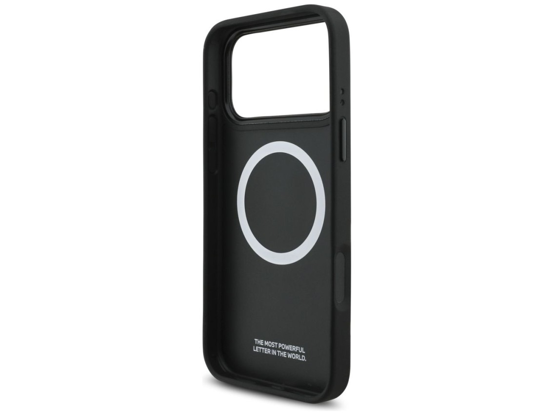 Capa MagSafe BMW M Carbon Line com logotipo para iPhone 17 Pro Max - Amarela